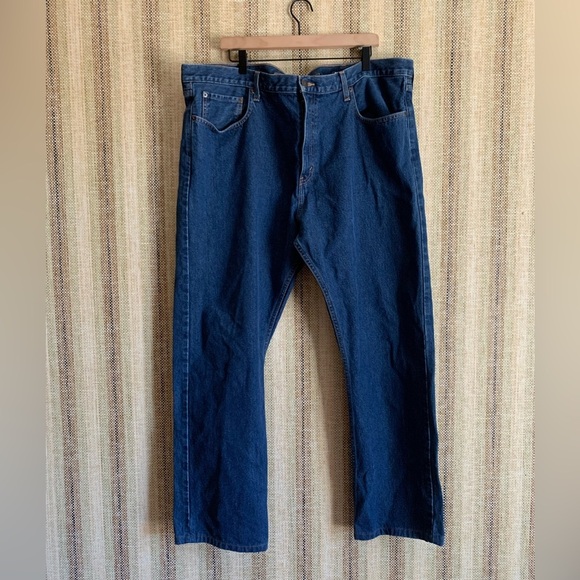 Eddie Bauer Jeans Denim Bottom Pants Men’s Size Big Tall Size 44TX34 - Picture 1 of 3